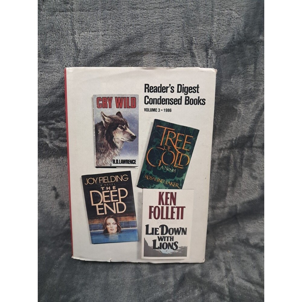Reader's Digest Condensed Books ~ 1986 ~ Vol 3 ~ HC / with DJ 1st ED